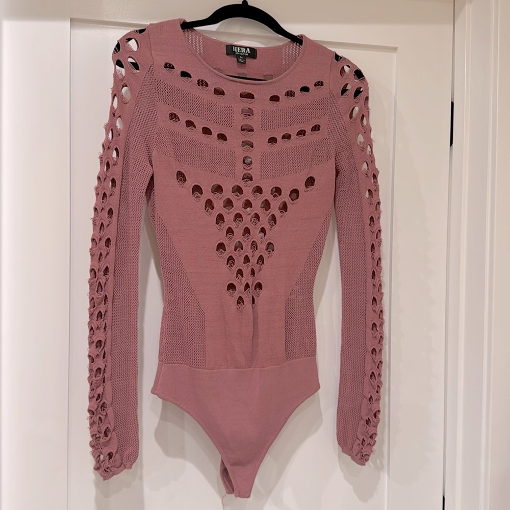 Hera Collection long sleeve body suit - M